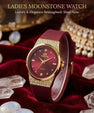 Ladies MoonStone Watch (red)