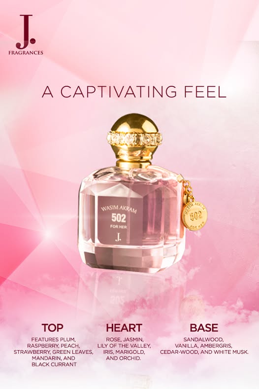 502 Wasim Akram Refreshing Perfume (Replica) (100ML)